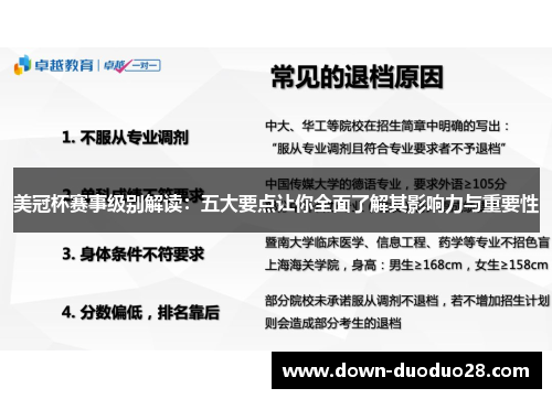 美冠杯赛事级别解读:五大要点让你全面了解其影响力与重要性 美冠杯赛事级别解读:五大要点让你全面了解其影响力与重要性